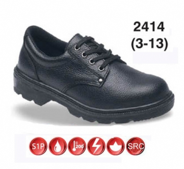 TOESAVERS Black Dual Density Shoe