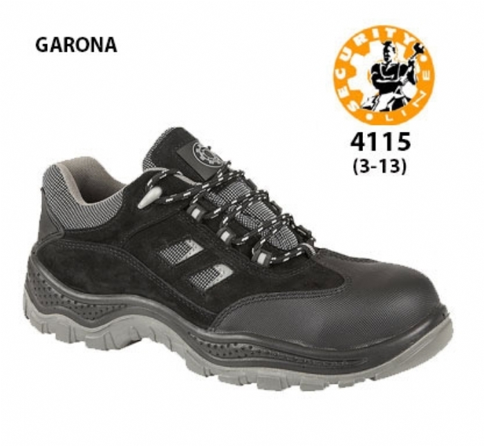 SECURITYLINE Black Non - Metallic Safety Shoe