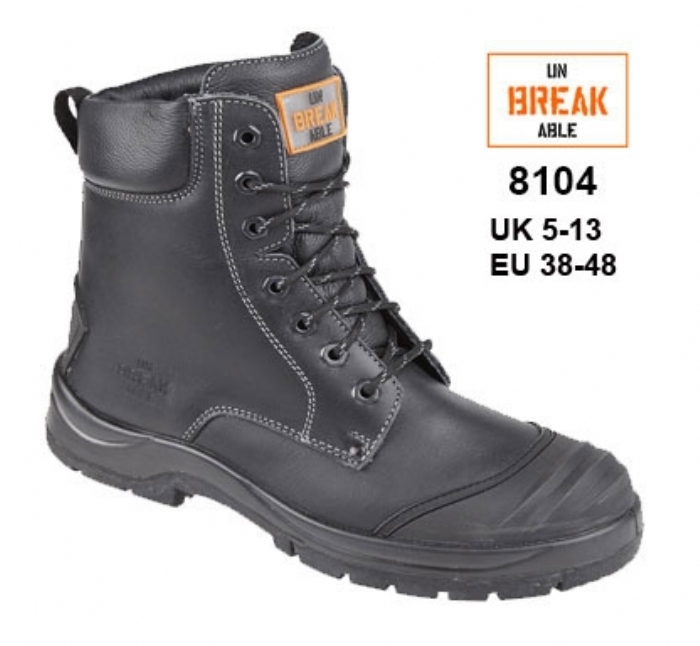  UNBREAKABLE Demolition Safety Combat Boot with Bump cap and Kickplate 