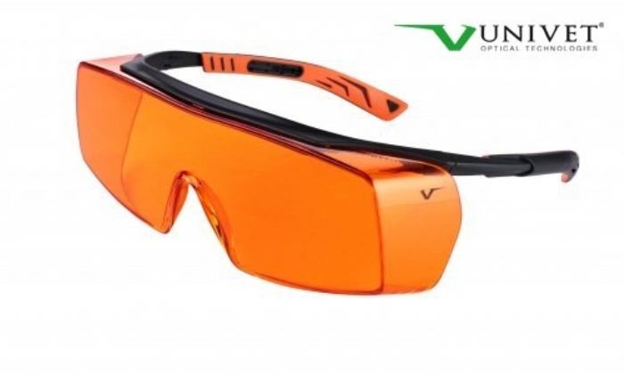 5X7 ultimate overspec with anti-scratch anti-mist orange lens black/orange frame