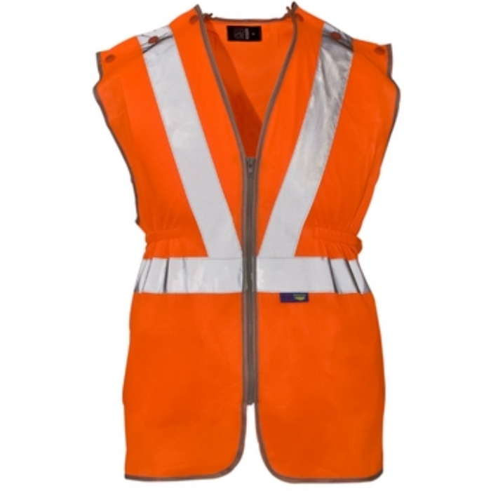 Hi Vis Polyester Long Tracker Vest