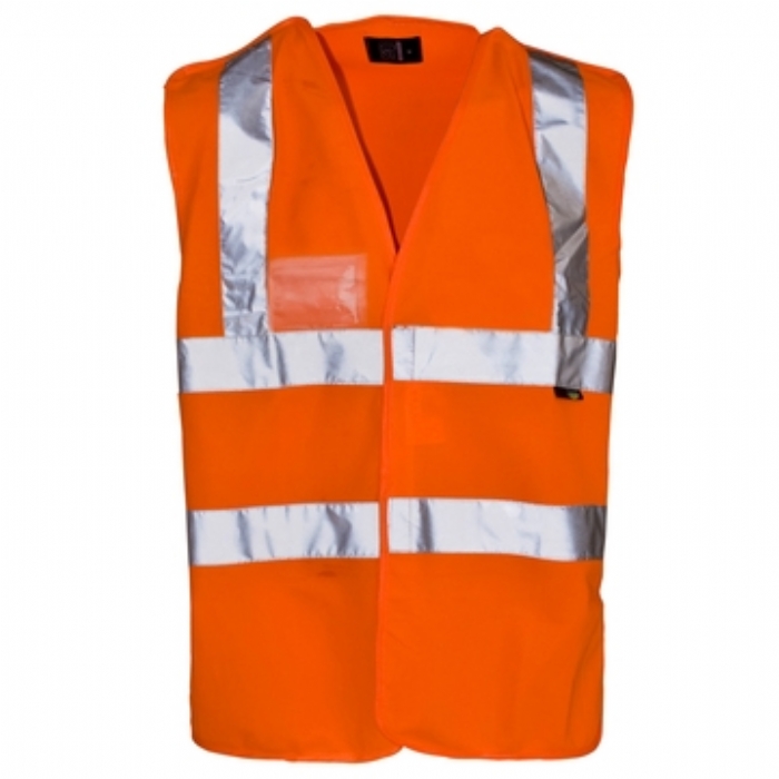 Hi Vis Pull Apart Vest - ID Pocket