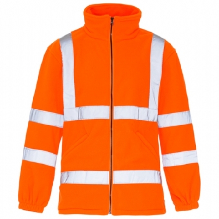 Hi Vis Orange Fleece Jacket