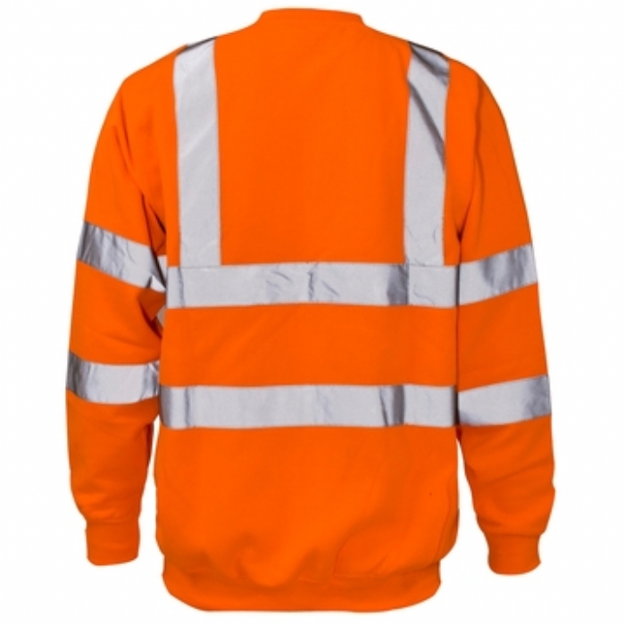 Hi Vis Orange Crew Neck Sweatshirt