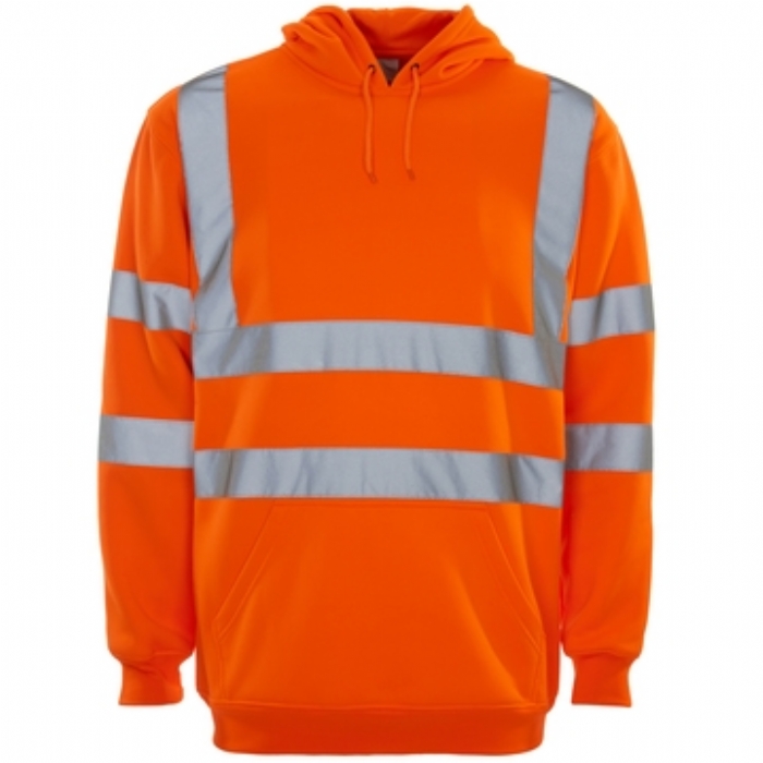 Hi Vis Hooded Sweatshirt