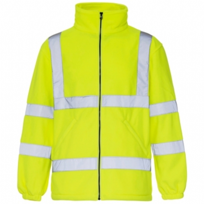 Hi Vis Yellow Fleece Jacket