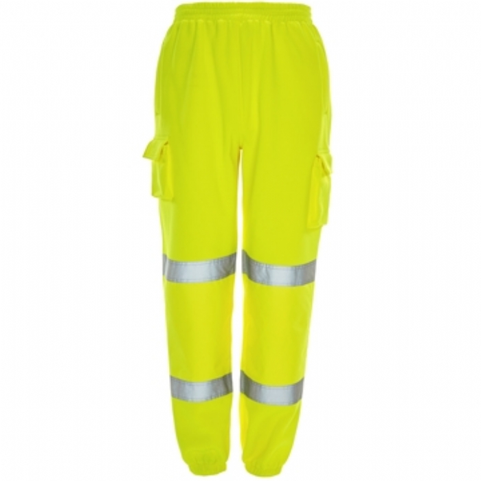 Hi Vis Yellow Jogging Bottoms