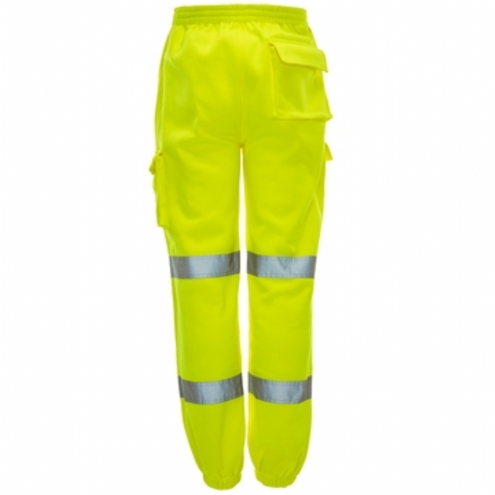 Hi Vis Yellow Jogging Bottoms