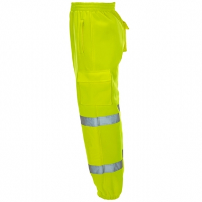 Hi Vis Yellow Jogging Bottoms