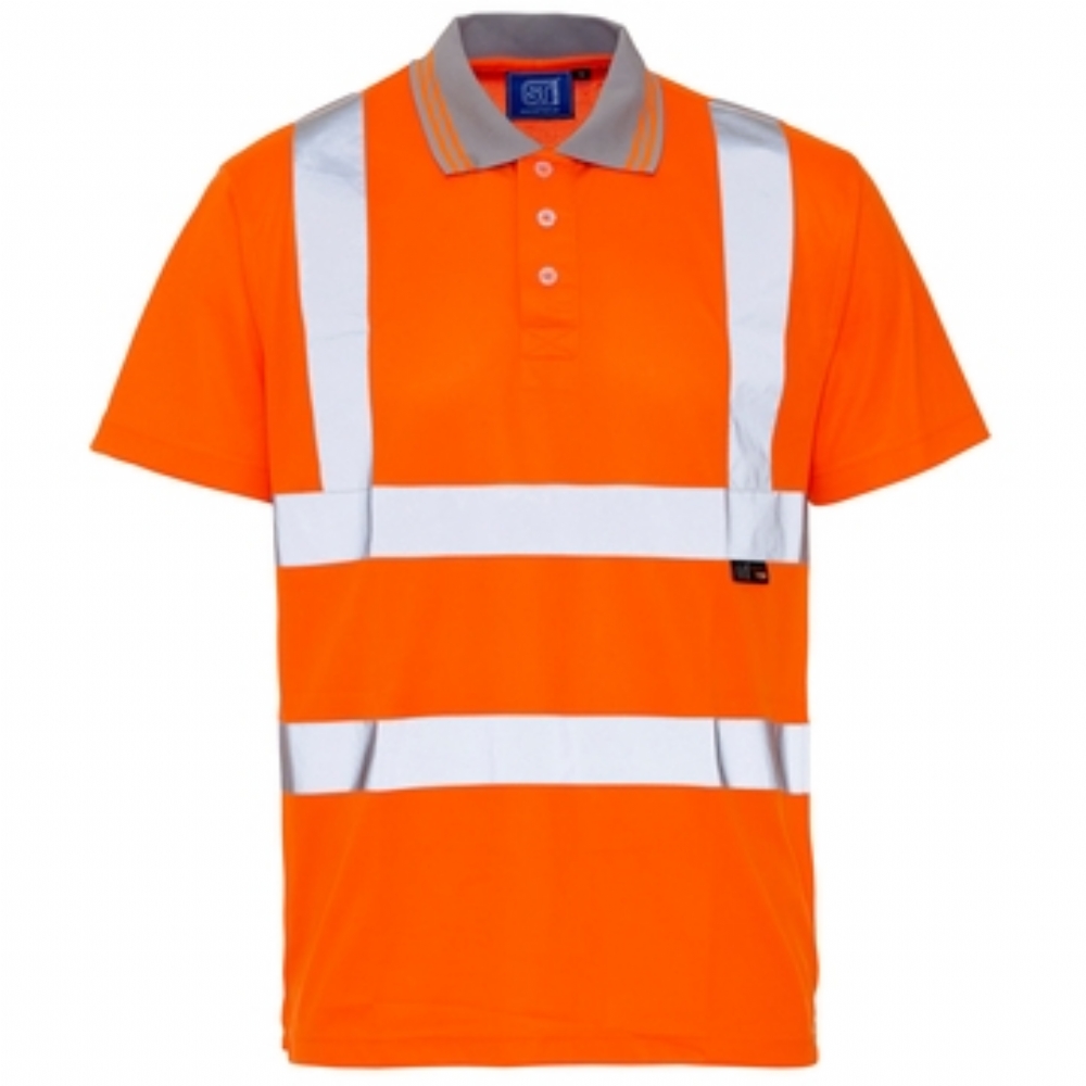 Hi Vis Bird Eye Polo Shirt | Aston Workwear