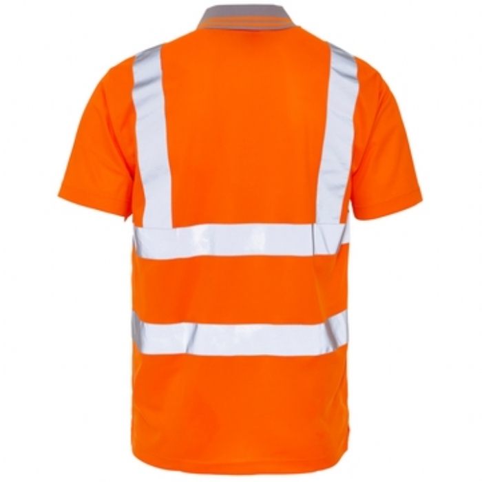 Hi Vis Orange Bird Eye Polo Shirt