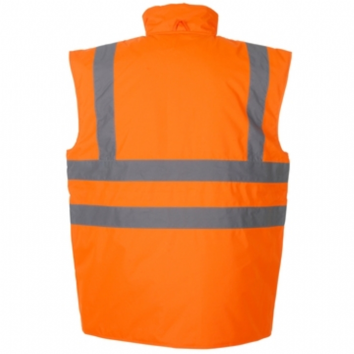 Hi Vis Orange Breathable Interactive Body Warmer