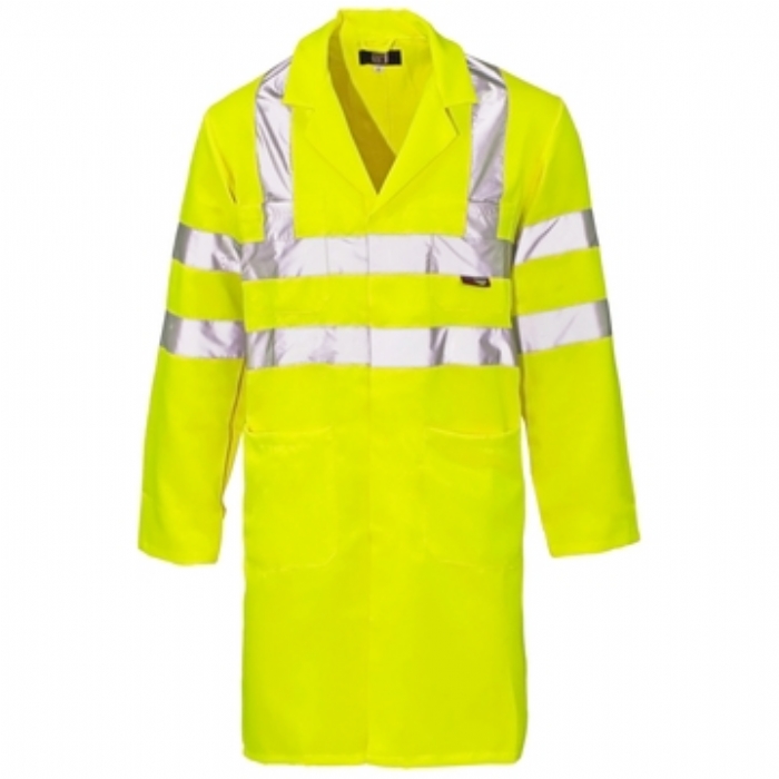 Hi Vis Yellow Coat