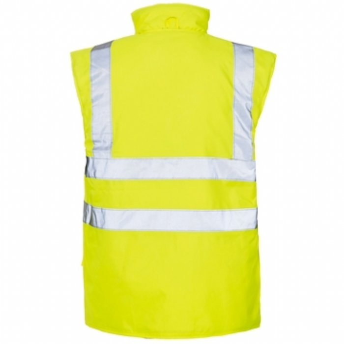 Hi Vis Yellow Breathable Interactive Body Warmer