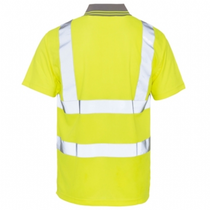 Hi Vis Yellow Bird Eye Polo Shirt