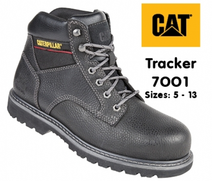 Caterpillar Black Goodyear Welted SB Tracker Safety Boot