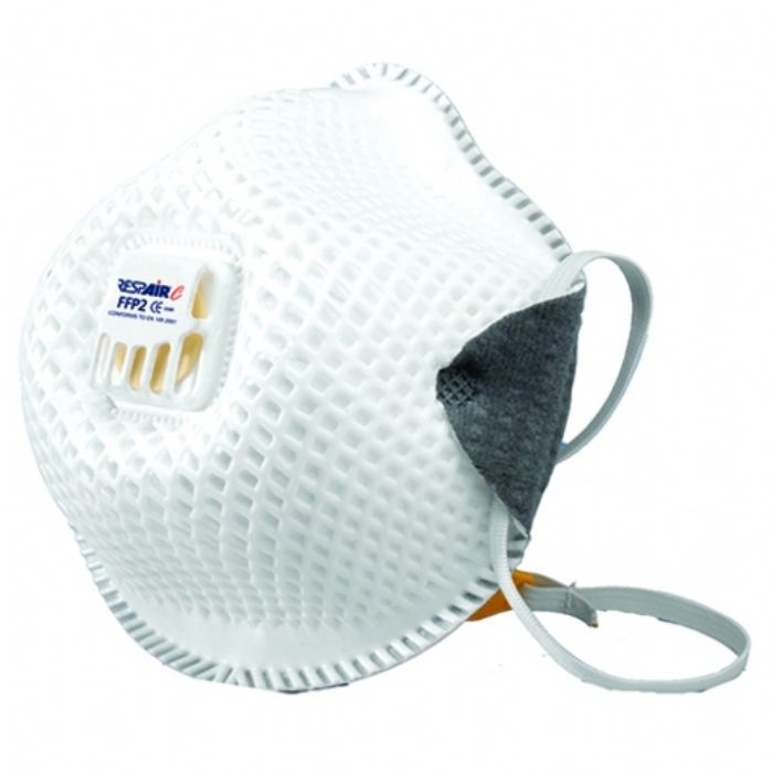 RESPAIR P2V CUPPED DISPOSABLE RESPIRATOR