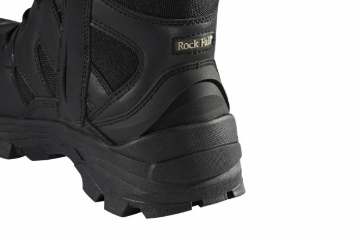 Rock Fall Titanium Hi-Leg non-metallic waterproof safety boot with midsole