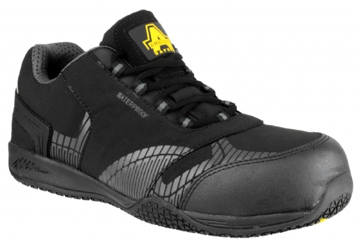 Amblers FS29C Black Safety Trainers