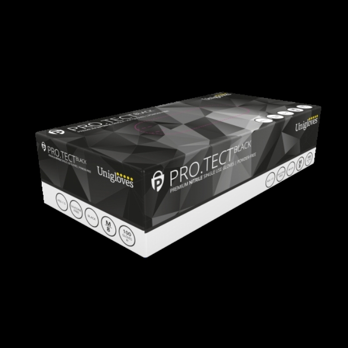 PRO.TECT Black Nitrile Mechanics Gloves