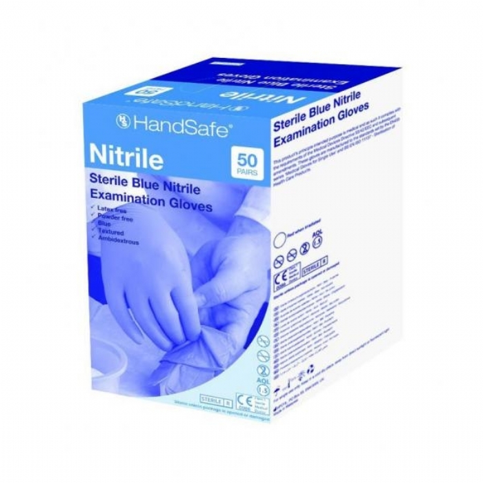 GS690 Sterile Powder Free Nitrile Examination Gloves