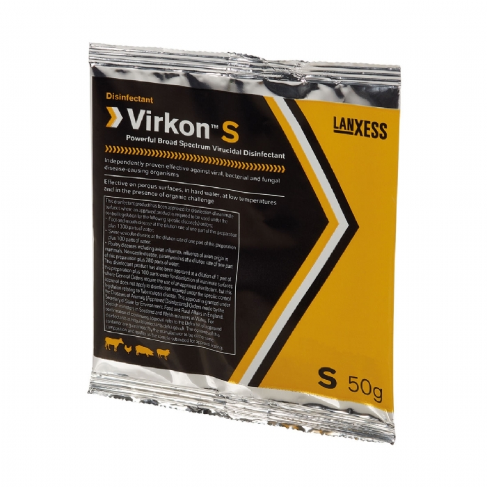 Dupont - Virkon S Disinfectant Powder 50x50g Sachet