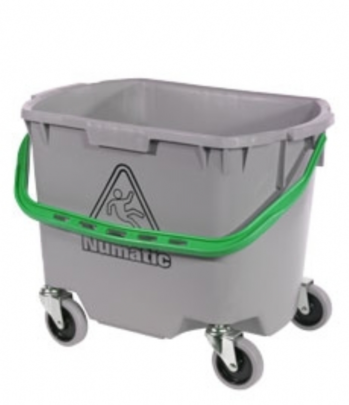 Numatic Optional MultiMop Bucket 30L, Grey, c/w 75mm Castors