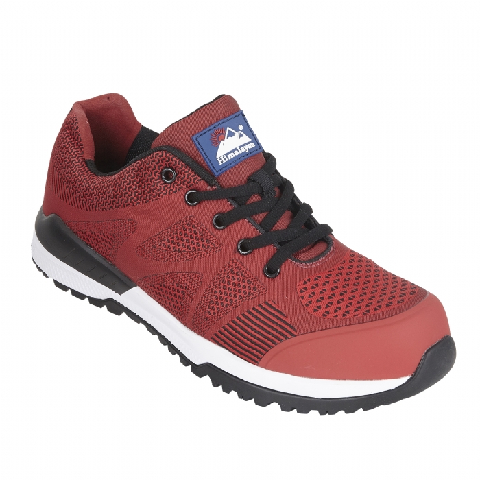  HIMALAYAN Red Bounce Mesh Safety Trainer