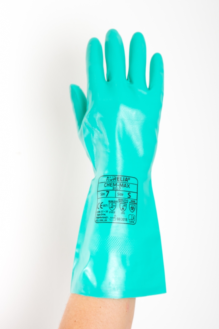  AURELIA CHEM-MAX FLOCK LINED GAUNTLET GLOVES