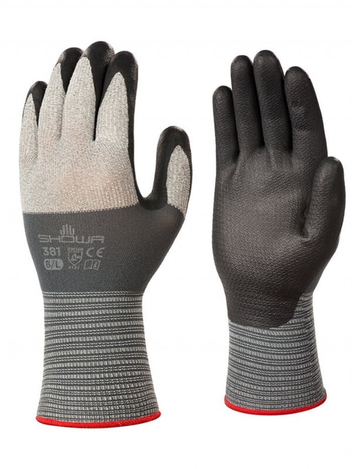 SHOWA MICROPOROUS FOAMED NITRILE-COATED GLOVES