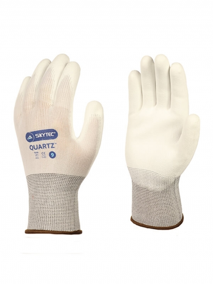 Skytec Quartz - PU White Gloves