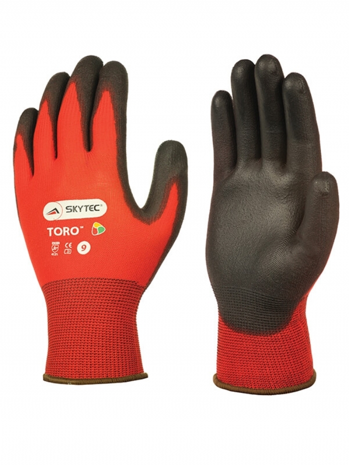 SKYTEC TORO RED GLOVES
