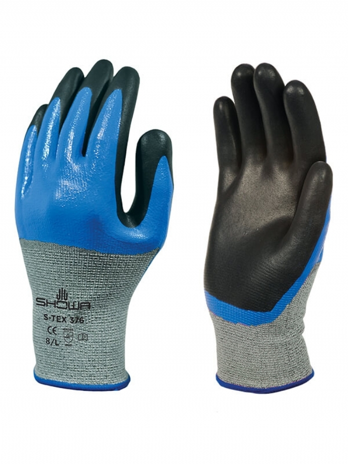 SHOWA S-TEX 376 Nitrile-Coated Gloves