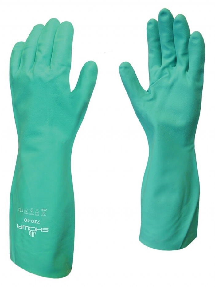 Showa Best 730 Nitrile Glove Chemical Resistant Gloves