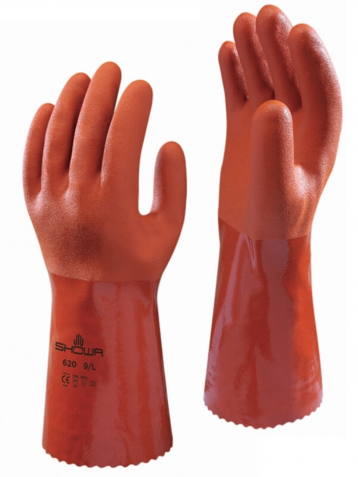 PR SHOWA 620 12 PVC GAUNTLETS