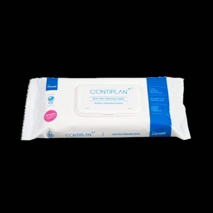  Clinell Contiplan All in One Cleansing Cloths 25