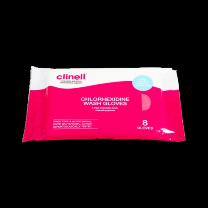  Clinell Chlorhexidine Wash Gloves 8