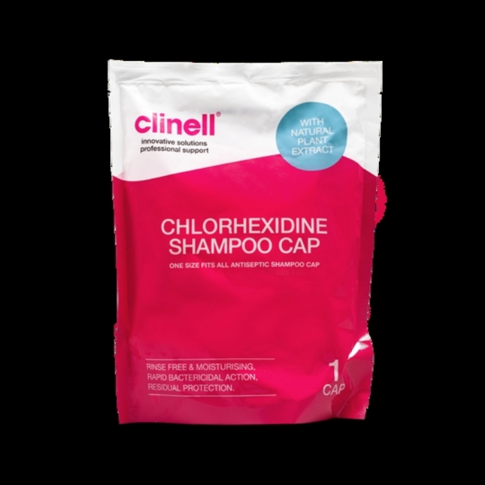  Clinell Chlorhexidine Shampoo Cap