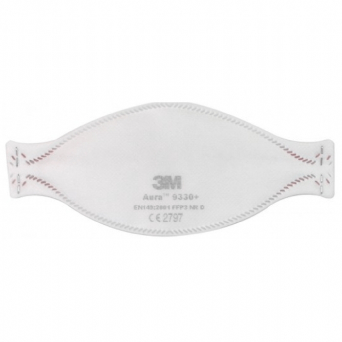 3M Aura 9330+ FFP3 Unvalved Respirator Face Mask