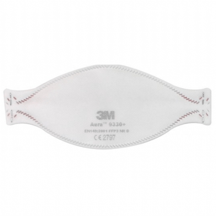 3M Aura 9330+ FFP3 Unvalved Respirator Face Mask