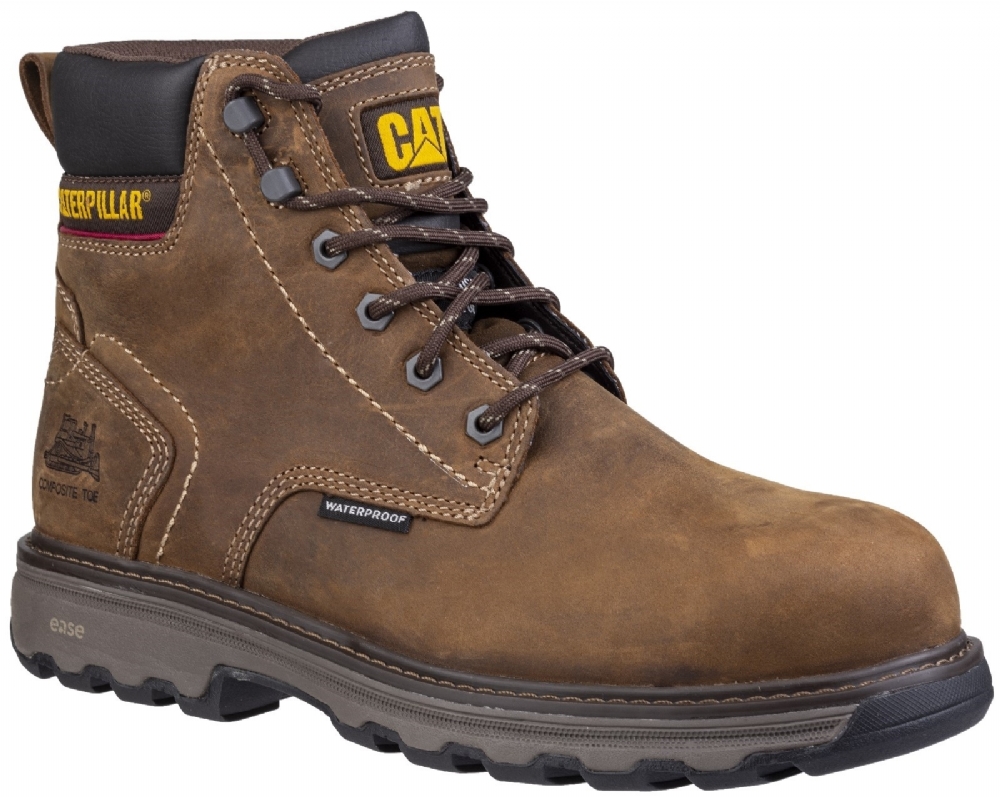 CAT PRECISION SAFETY BOOT BROWN Aston Pharma