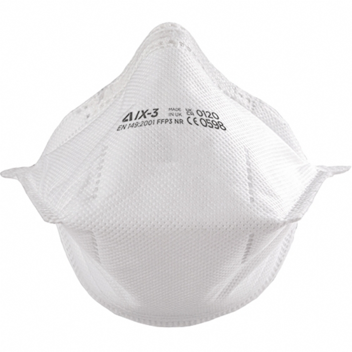  Alpha Solway IX-3 Horizontal Fold Flat FFP3 NR Mask