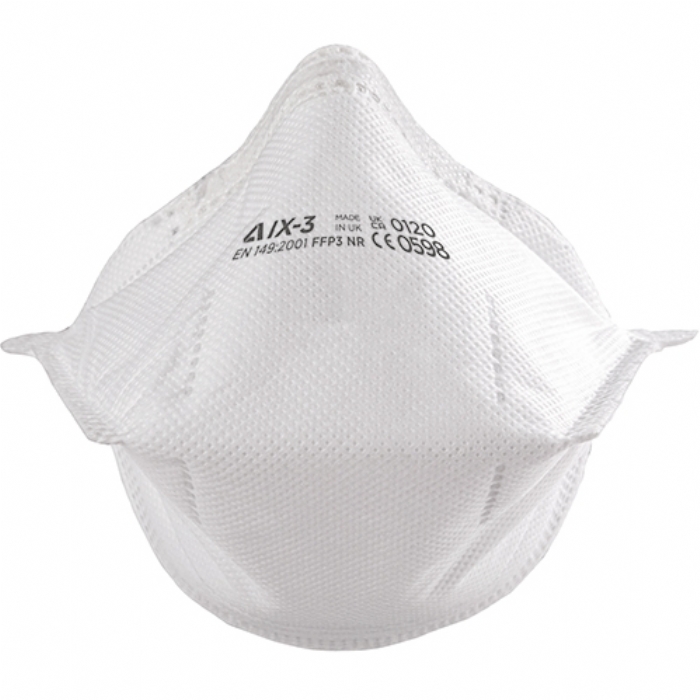  Alpha Solway IX-3 Horizontal Fold Flat FFP3 NR Mask