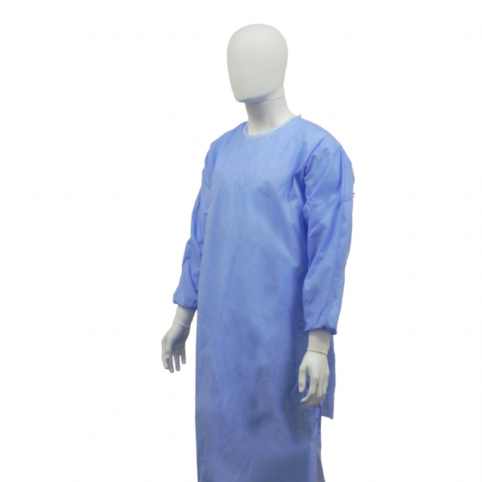 Coveron Surgical Gown Reinforced Blue Sterile