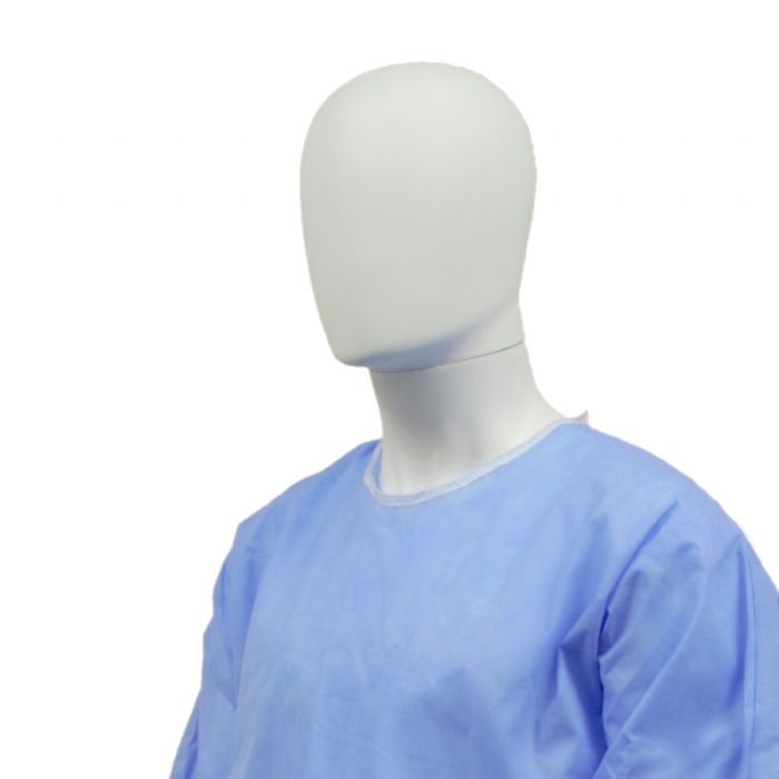 Coveron Surgical Gown Reinforced Blue Sterile