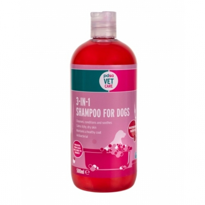 Safe4Disinfectant 3-in-1 Shampoo for Dogs RASPBERRY (500ml)