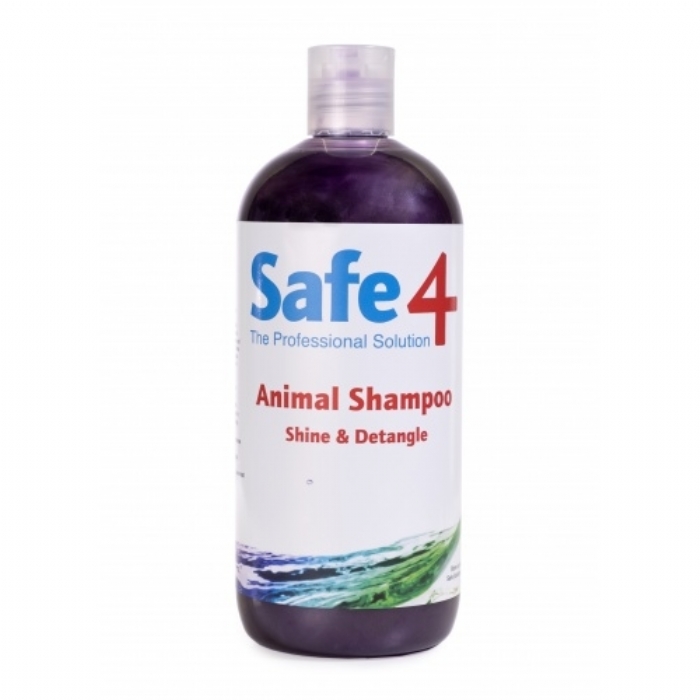   Safe4Disinfectant Shine & Detangle Animal Shampoo (500ml)