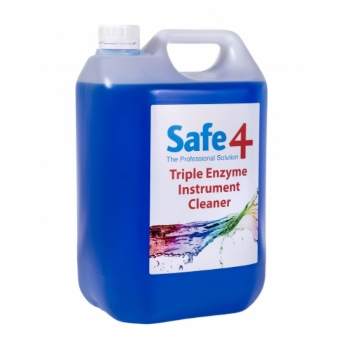 Safe4Disinfectant 5L Triple Enzyme Instrument Cleaner