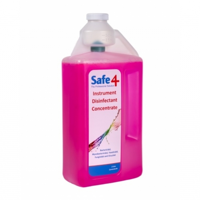 Safe4Disinfectant -Instrument Disinfectant Concentrate 2L