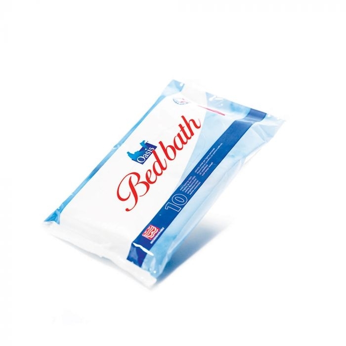 Oasis Bed Bath Wipes - Scented 10 Wipes